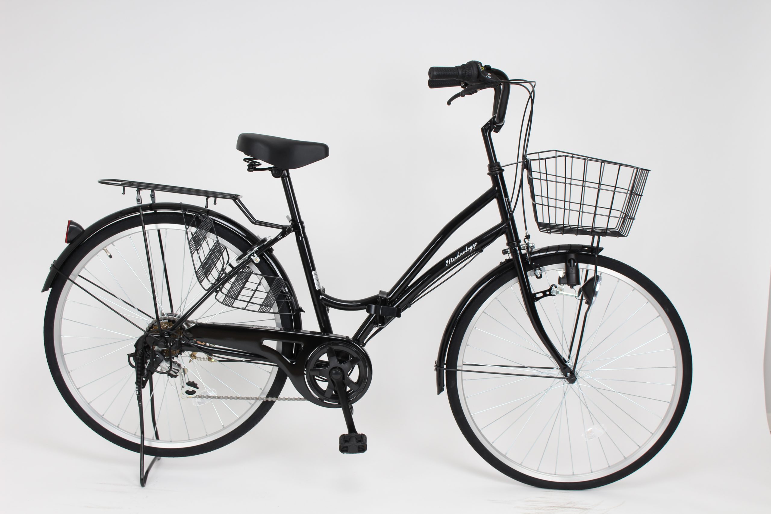 m.e2児mama 楽天市場】ママチャリ シマノ6段変速搭載 26インチ |自転車本体 軽快車